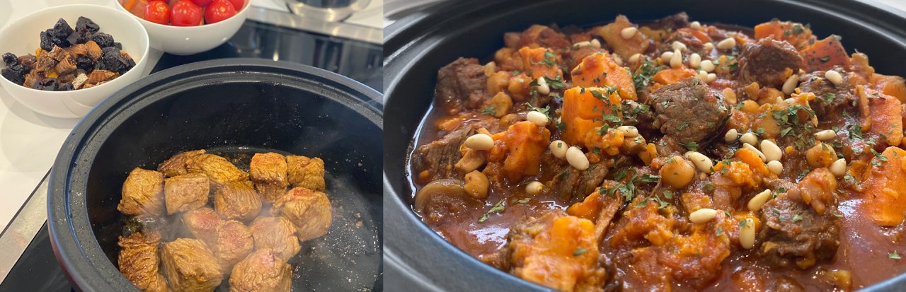 Hütthaler begibt sich heute auf eine kulinarische reise nach Marokko und kocht eine Tajine